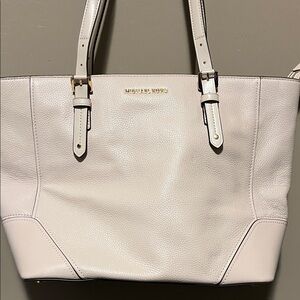 Michael Kors Light Aria pink beige Tote Bag